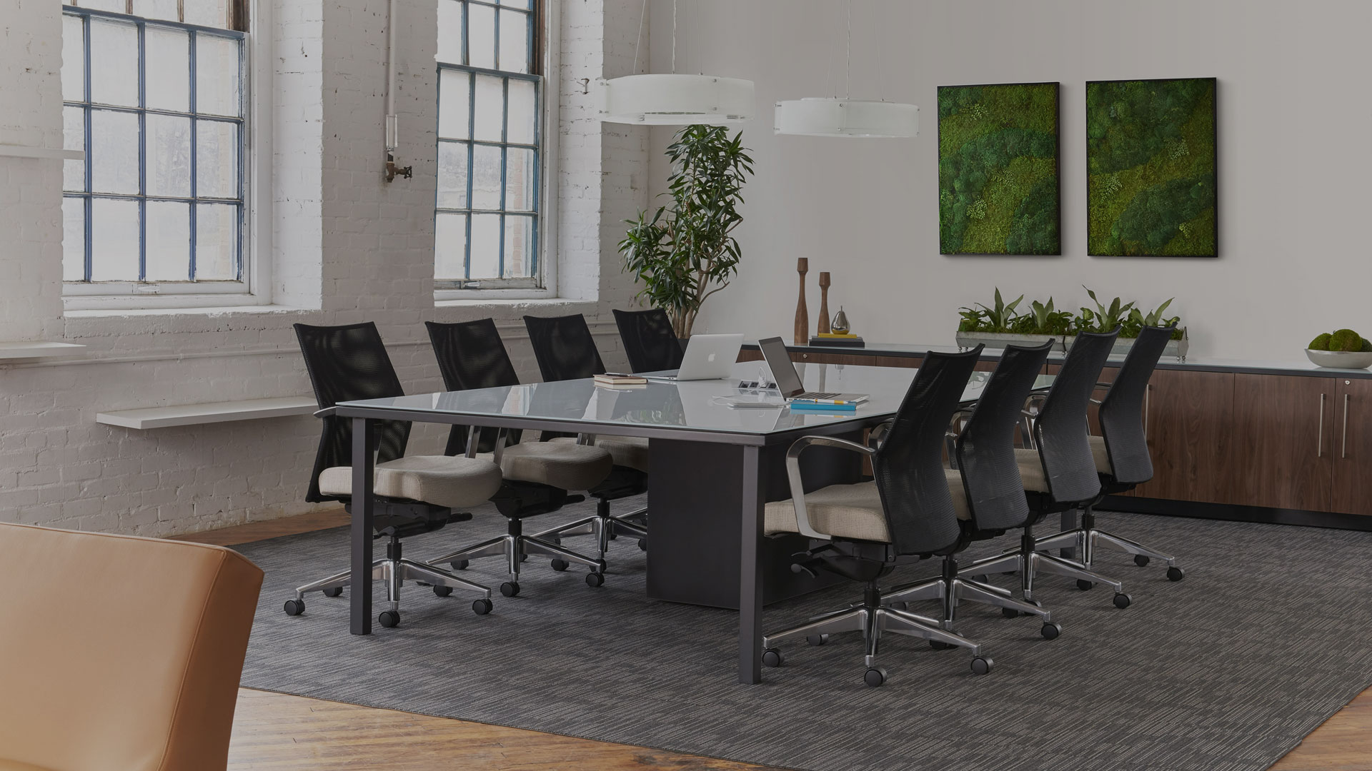 Trendway Intrinsic Conference Table with Sketch Seating